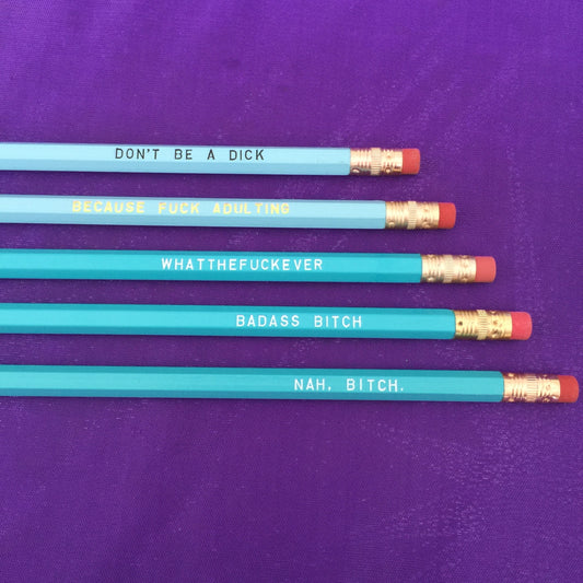 Sweary Pencils - Blue