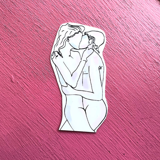 Lover's Kiss Sticker