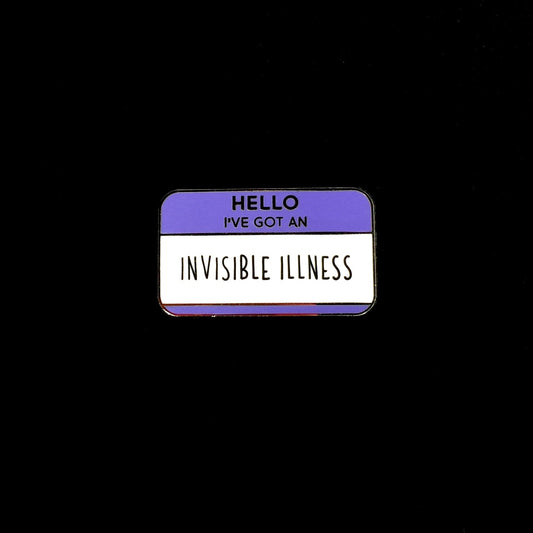 Invisible Illness Pin