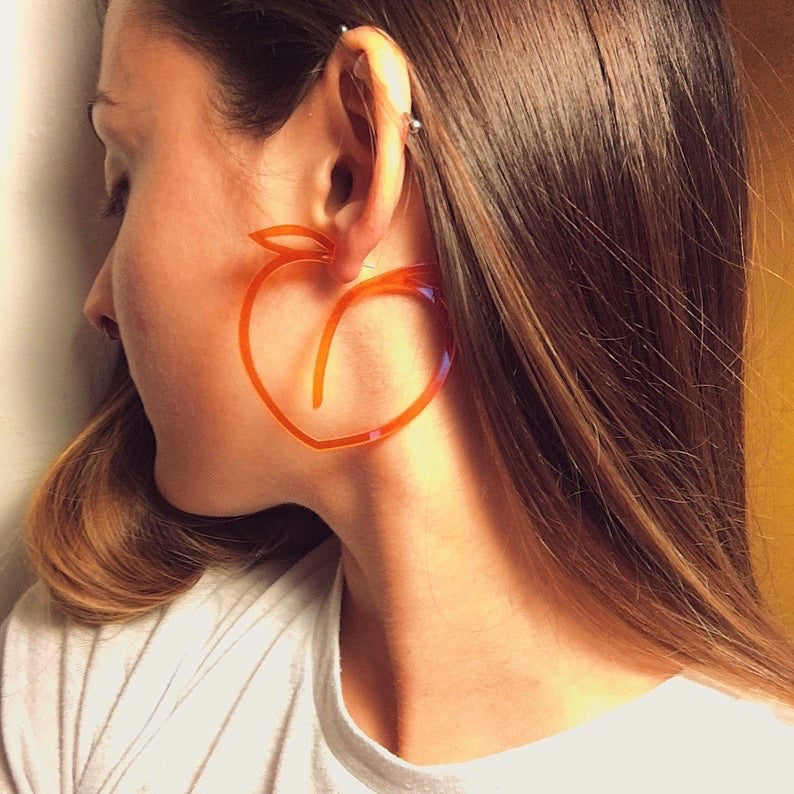 Peach Earrings