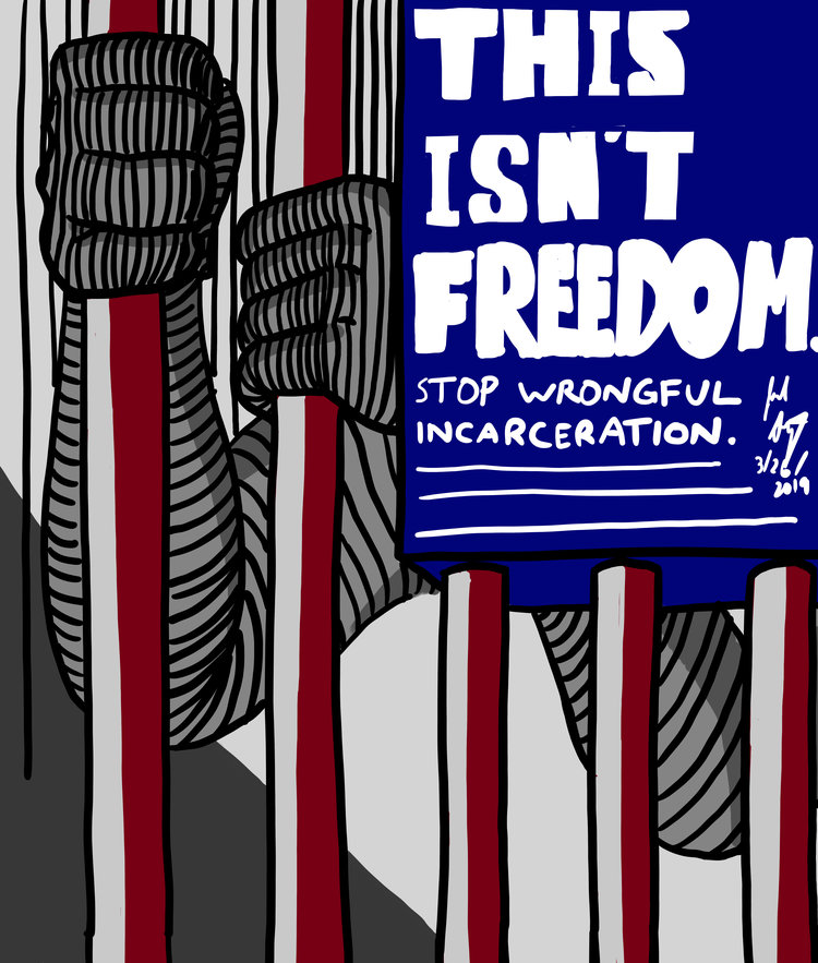 This Isn't Freedom Print by Jared Schwartz