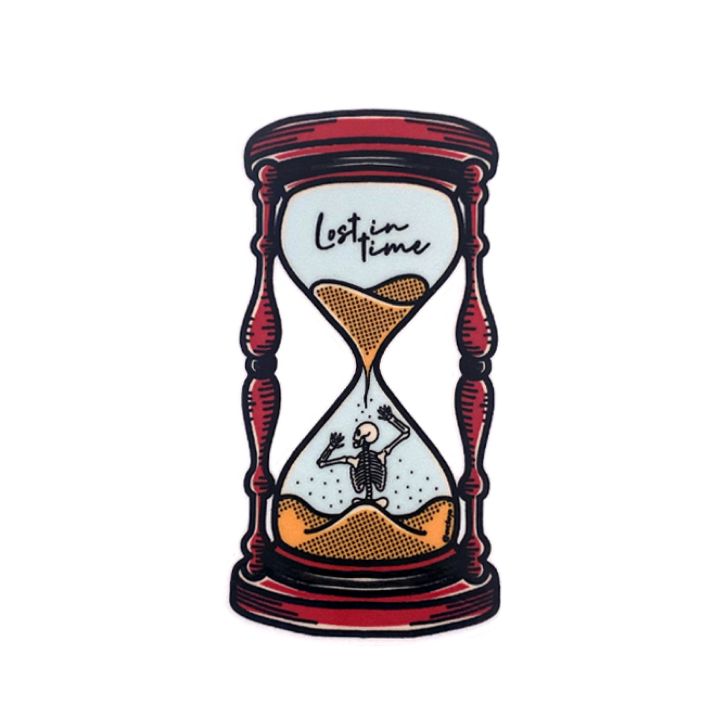 Lost In Time Sticker